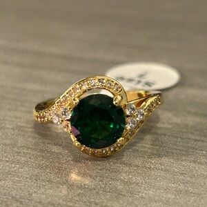 NWOT-Gold Filled Multi-Stone Wrap Ring — Size 7